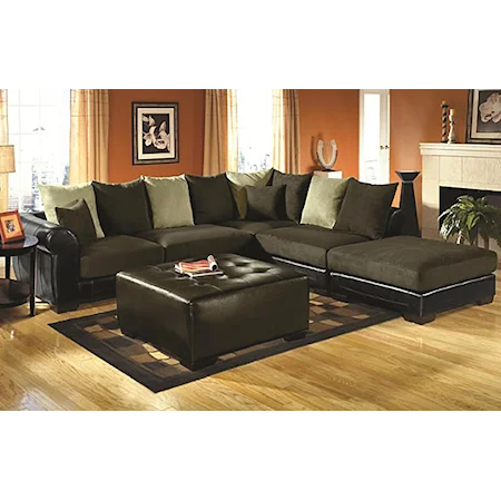 Casual Styled Sectional Sofa for Family Entertainment Rooms